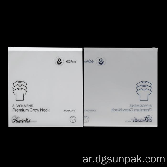 الرمز البريدي قفل الحقيبة سستة للماء أكياس غائمة بلوري